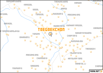 map of Taegaek-ch\