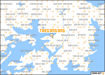 map of T\