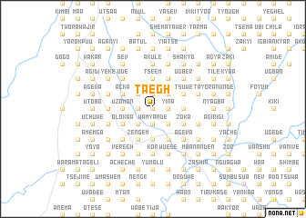 map of Taegh