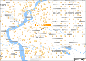 map of Taegiam-ni