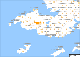 map of Taegi-ri