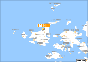 map of Taegi-ri
