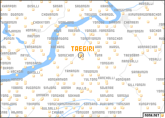 map of Taegi-ri