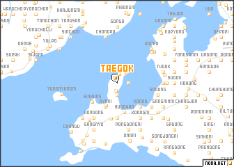 map of Taegok