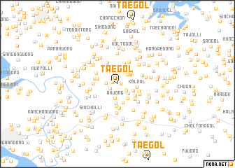 map of Tae-gol