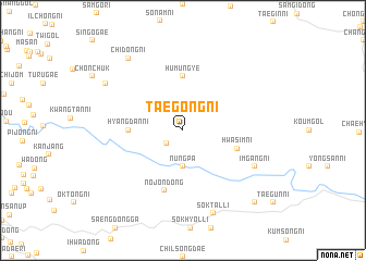 map of Taegong-ni