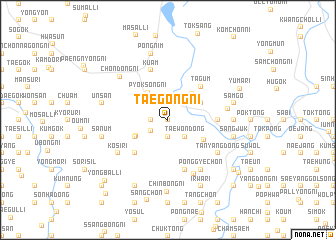 map of Taegong-ni