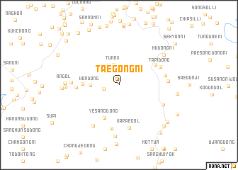 map of Taegong-ni