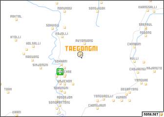 map of Taegong-ni