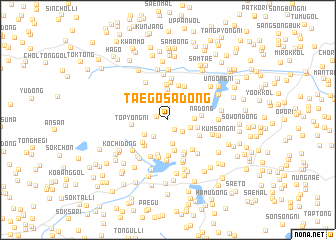 map of Taegosa-dong