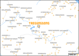map of Taegung-dong