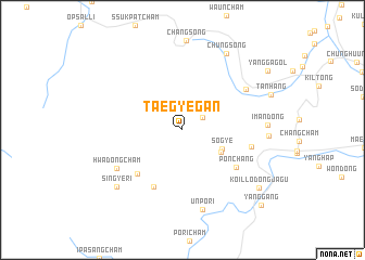 map of Taegyegan