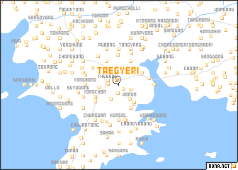 map of Taegye-ri