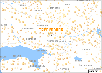 map of Taegyo-dong