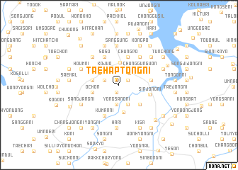 map of Taehaptŏng-ni