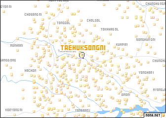 map of Taehŭksŏng-ni