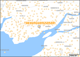 map of Taehŭngdongsŏsori