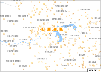 map of Taehŭng-dong