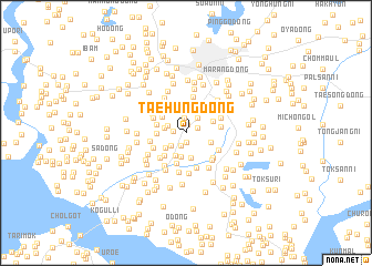 map of Taehŭng-dong