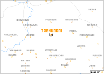 map of Taehŭng-ni