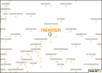 map of Taehŭng-ni