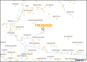 map of Taehŭng-ni