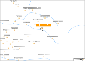 map of Taehŭng-ni