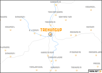 map of Taehŭng-ŭp