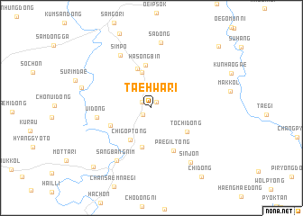 map of Taehwa-ri