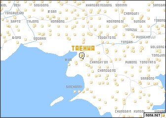 map of T\