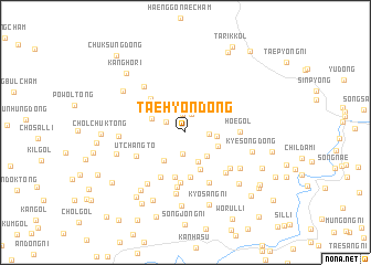 map of Taehyŏn-dong