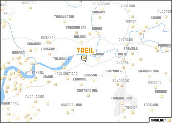 map of T\