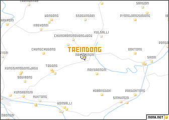 map of Taein-dong