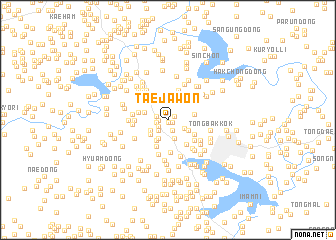 map of Taejawŏn