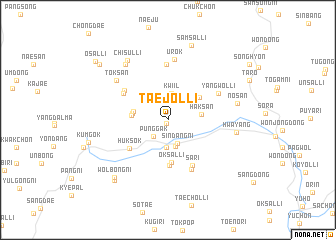 map of Taejŏl-li