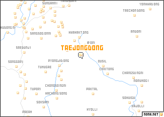 map of Taejŏng-dong