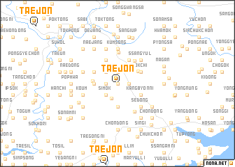 map of Taejŏn