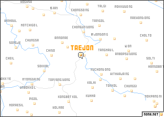 map of Taejŏn