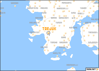 map of Taejuk