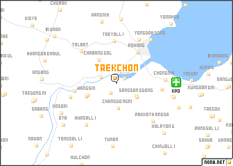 map of T\