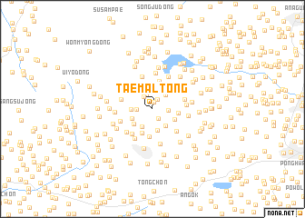 map of Taemal-tong