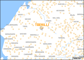 map of Taemil-li