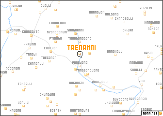 map of Taenam-ni