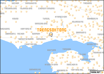 map of T\