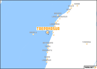 map of Taepamasua