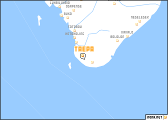 map of Taepa