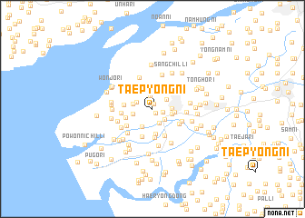 map of T\