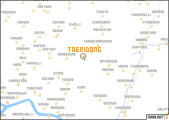 map of Taeri-dong