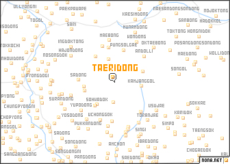 map of Taeri-dong