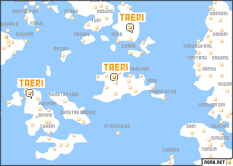 map of Tae-ri